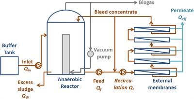 Treatment of the Supernatant of Anaerobically Digested Organic Fraction of Municipal Solid Waste in a Demo-Scale Mesophilic External Anaerobic Membrane Bioreactor